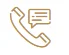 Phone and chat contact icon — Blitz Roofing & Construction