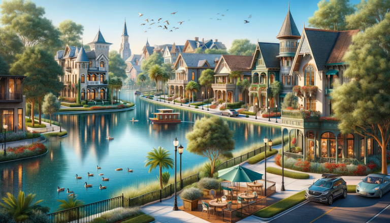 Florida small town street scene — Central Florida community served by Blitz Roofing