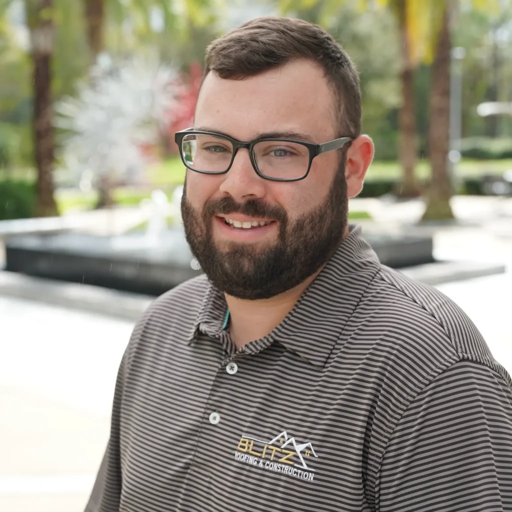 Jake Thomas, team member at Blitz Roofing & Construction